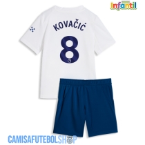 Camisa de time de futebol Manchester City Mateo Kovacic #8 Replicas 3º Equipamento Infantil 2026-27 Manga Curta (+ Calças curtas)